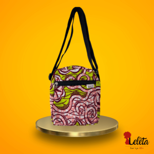 Bolsa Bag Curvas (Rosa e Verde)